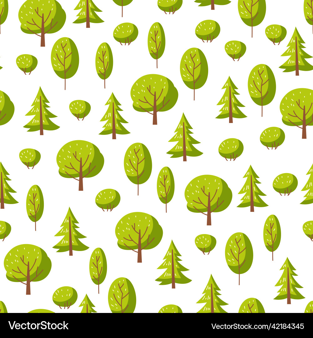 Spring or summer seamless pattern with stylized Spring or summer seamless pattern with stylized vector image