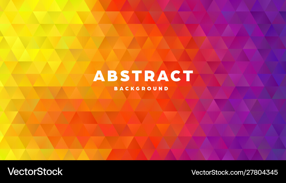 Triangle polygonal abstract background colorful Triangle polygonal abstract background colorful vector image