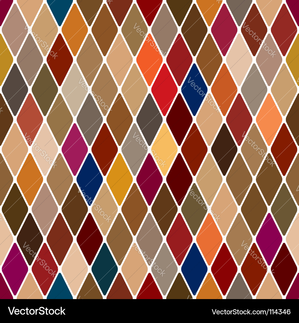 Geometric Diamond Pattern vector image