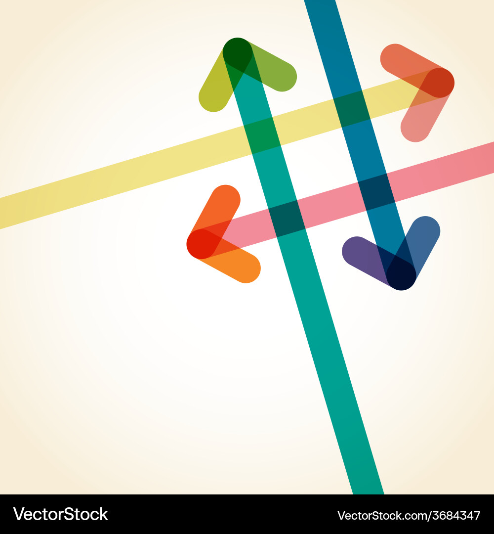 Abstract Arrow Pattern Background vector image