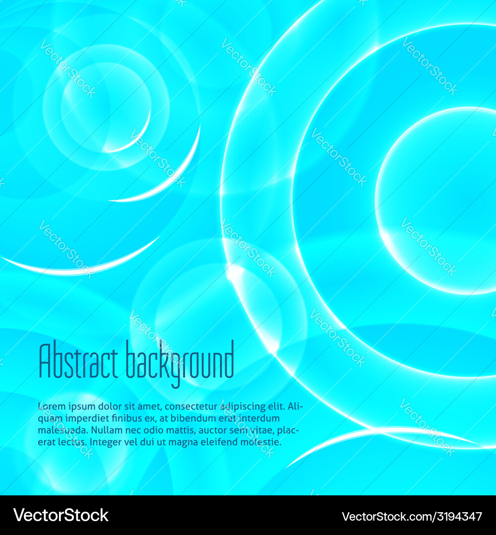 Abstract background with shiny circles vector image