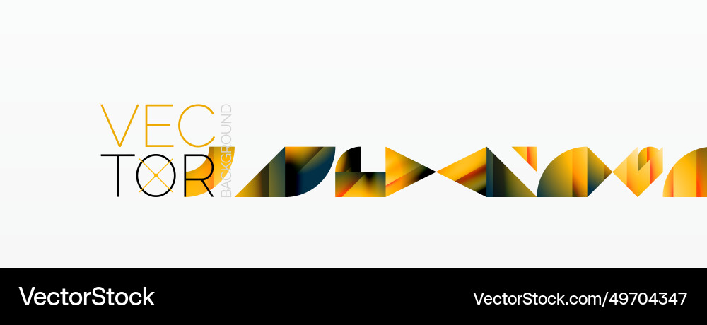 Assorted geometric shapes unite in a minimalistic Assorted geometric shapes unite in a minimalistic vector image