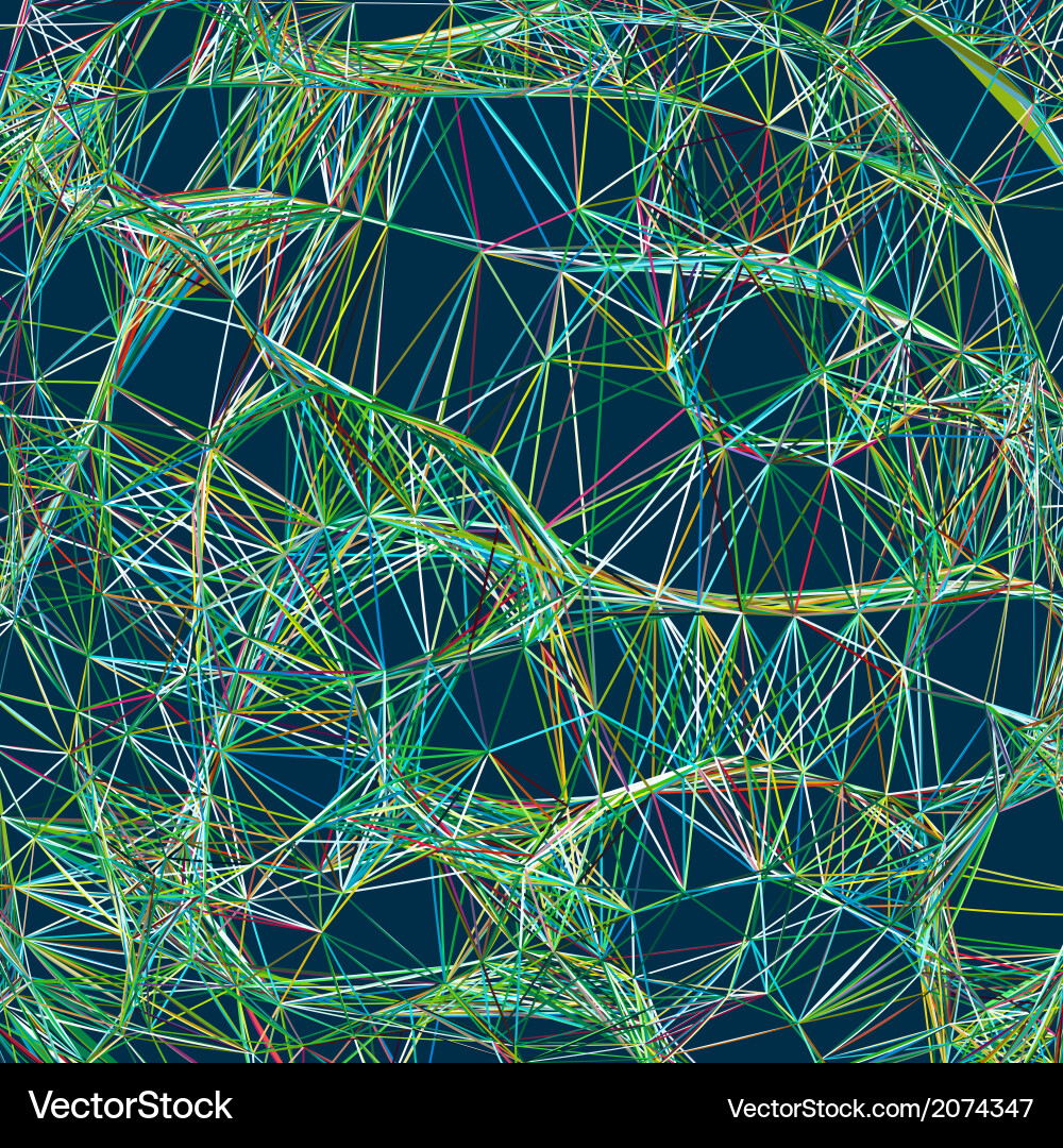 Composed of color lines eps 10 Composed of color lines eps 10 vector image
