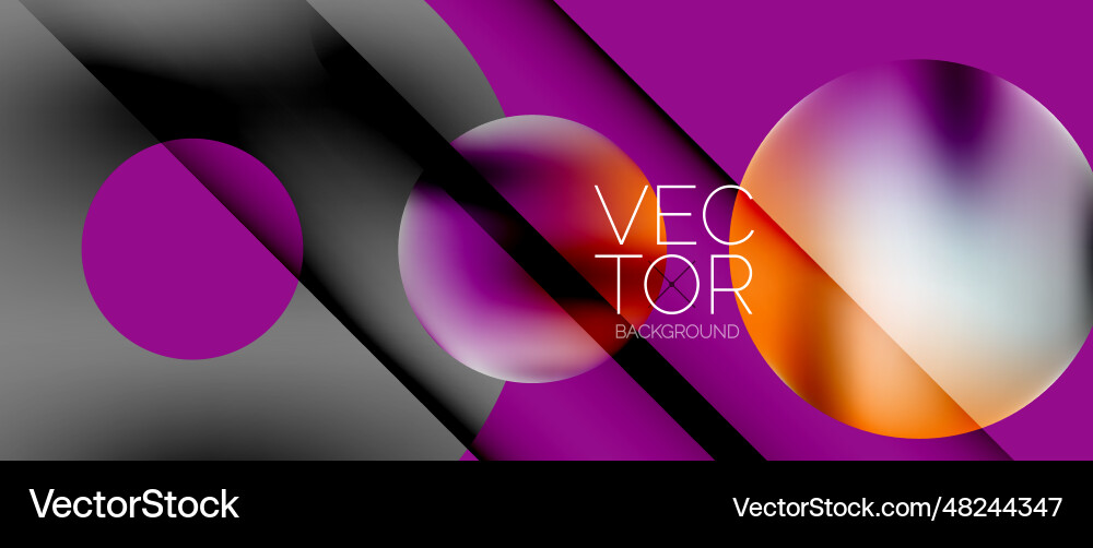 Dynamic fluid gradient techno sphere mesmerizing Vector Image