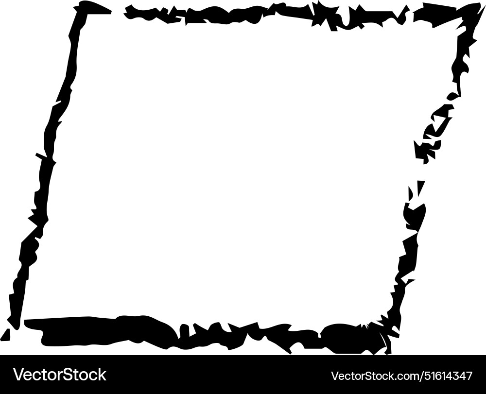 Frame parallelogram texture element outline Frame parallelogram texture element outline vector image
