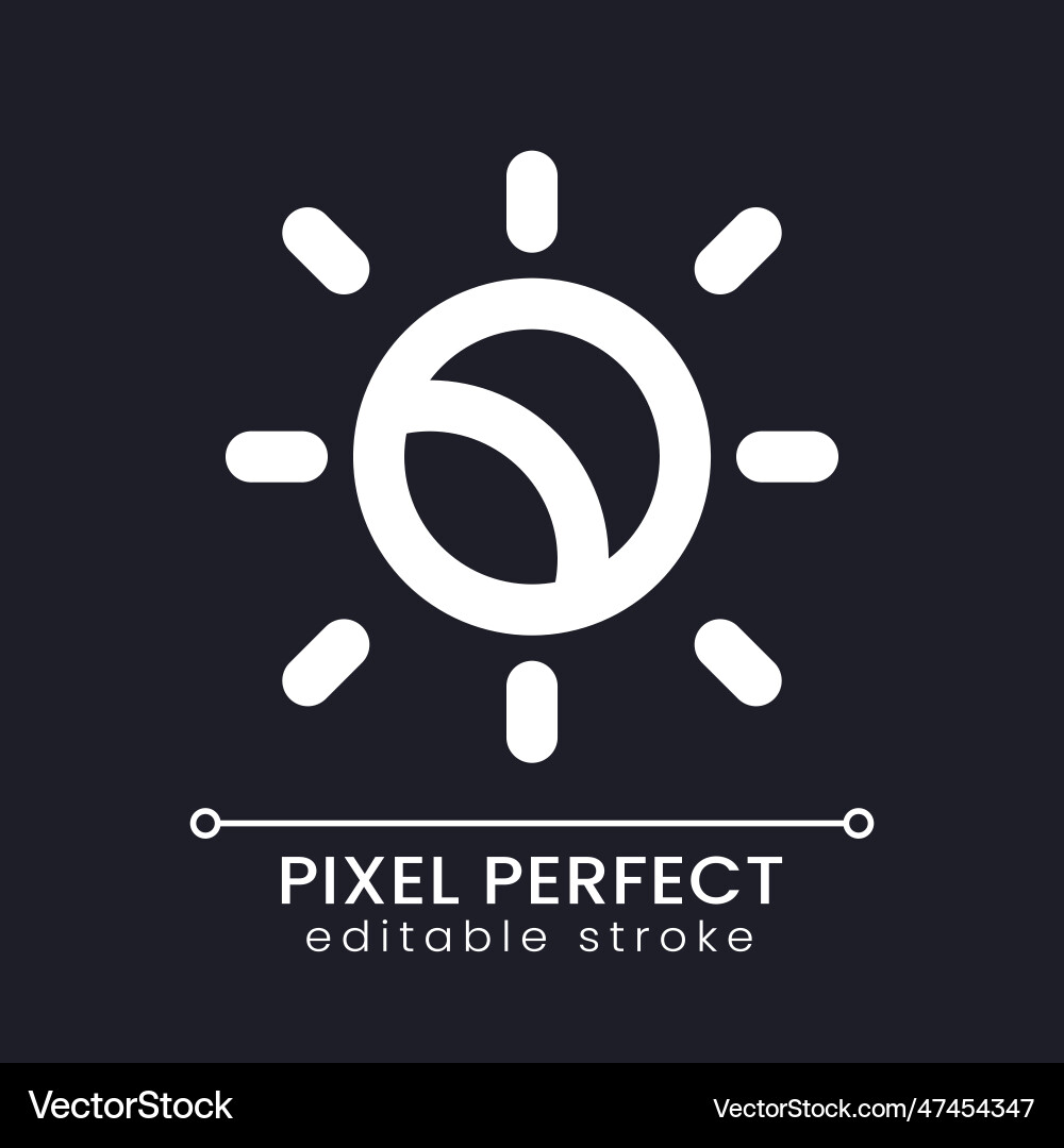 Lightness level pixel perfect white linear ui Lightness level pixel perfect white linear ui vector image