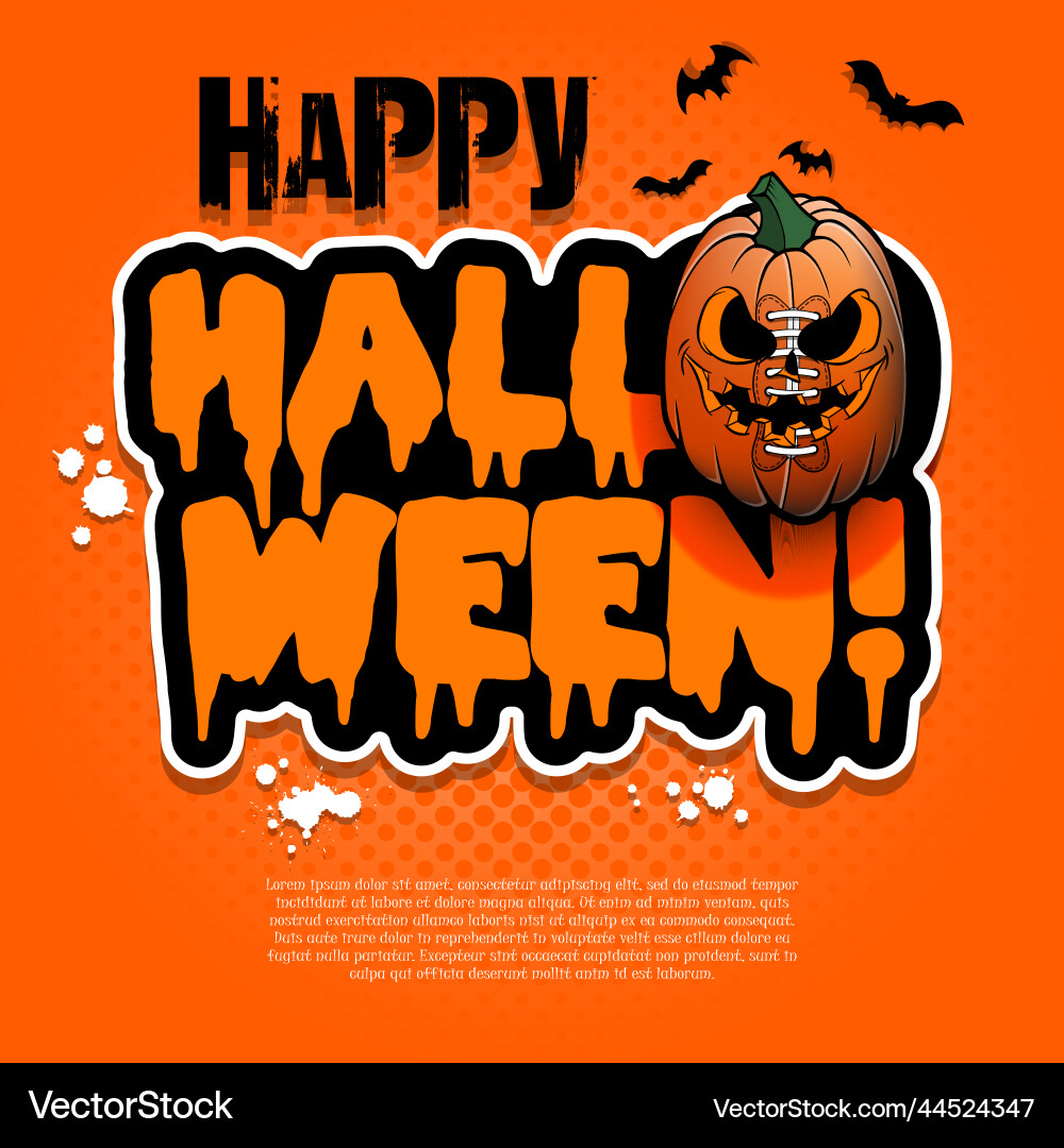 Logo glücklich Halloween Fußball Ball als Kürbis Logo glücklich Halloween Fußball Ball als Kürbis vektorbild