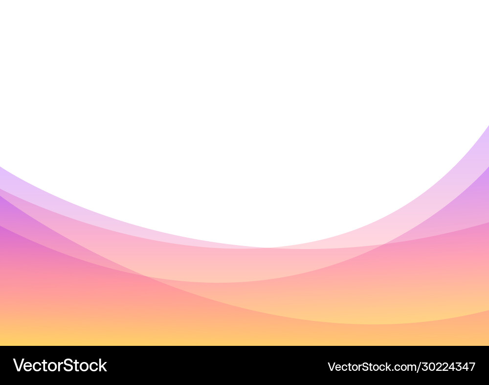 Pastel curve layer abstract background vector image
