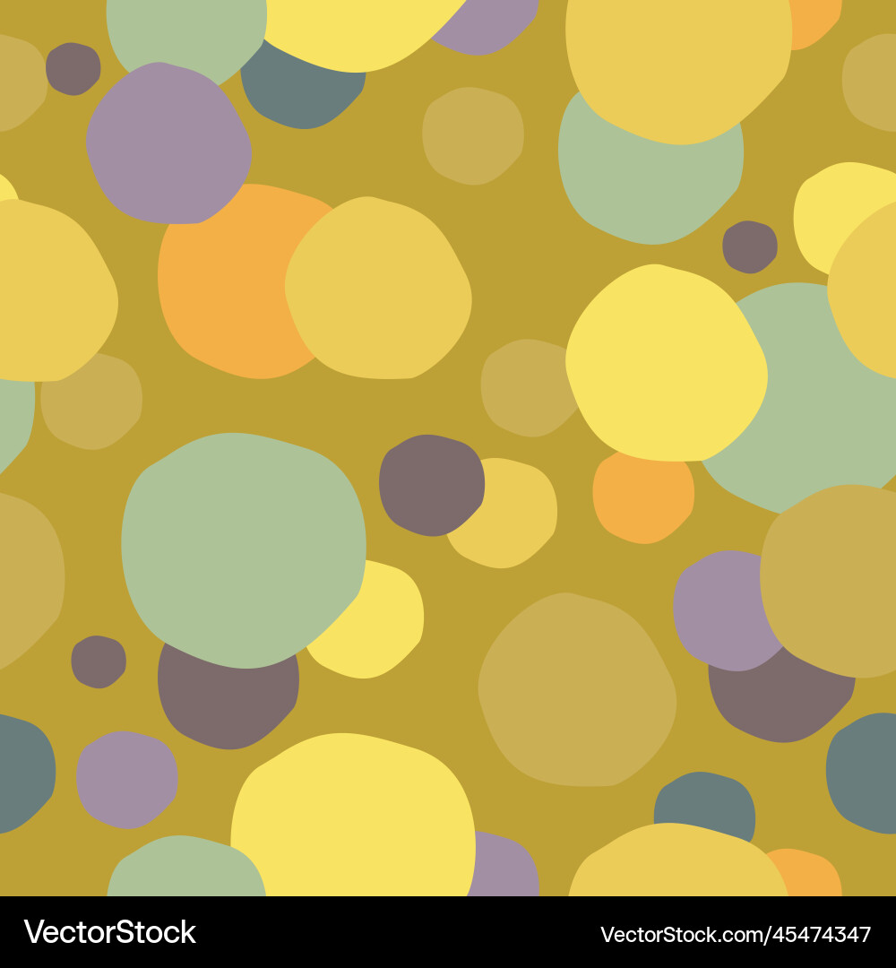Seamless abstract pattern colorful circles Vector Image