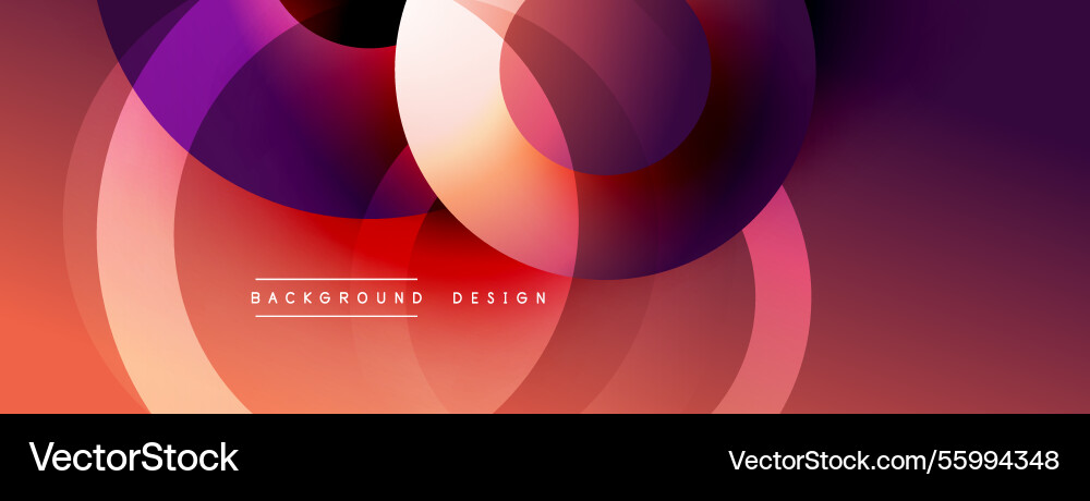 Background design with overlapping circular Background design with overlapping circular vector image