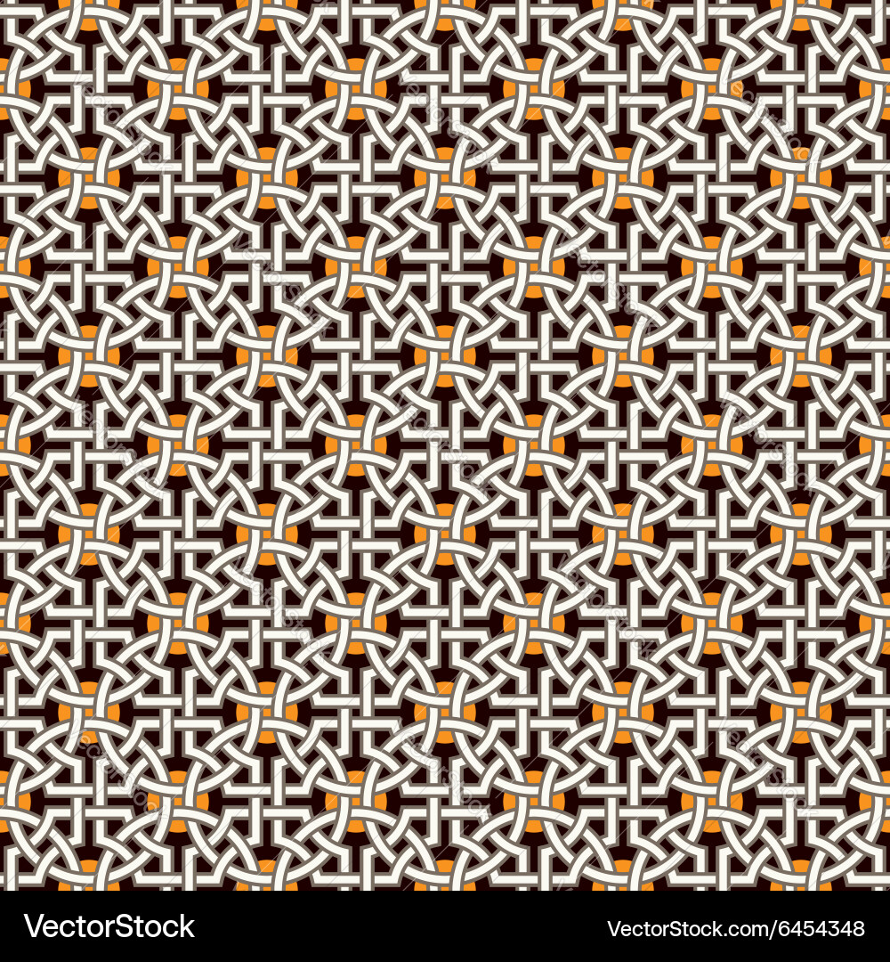 Tangled modern pattern vector image