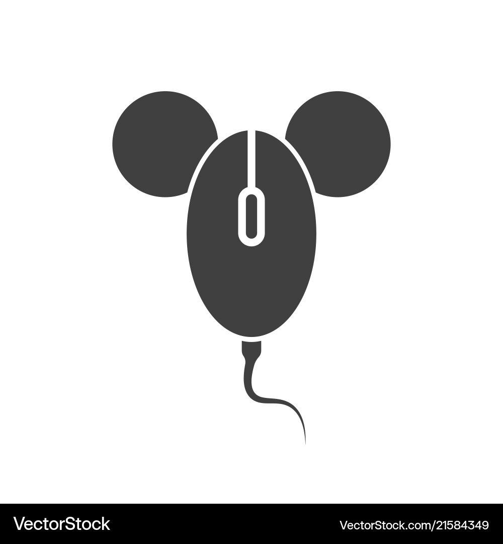 Abstract art object - a computer mouse image Abstract art object - a computer mouse image vector image