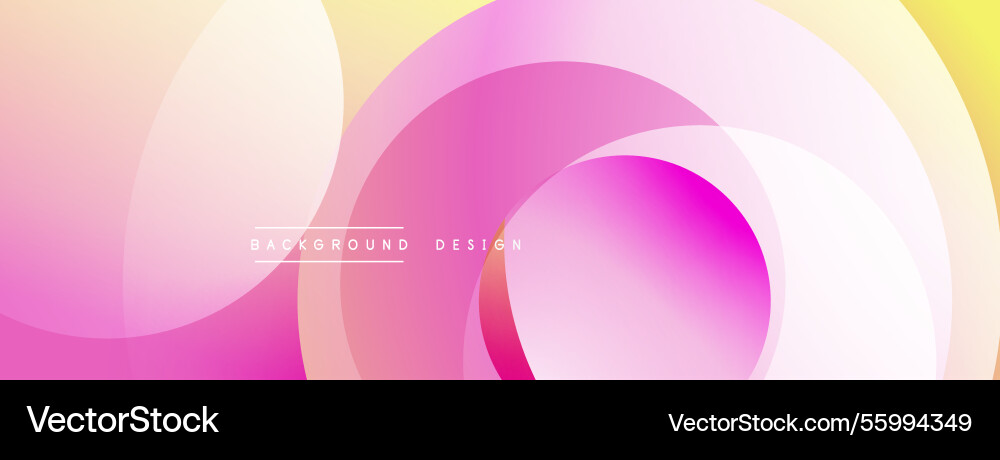Abstract composition with layered circular Abstract composition with layered circular Vector Image