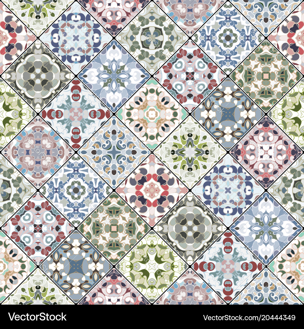 Collection of abstract patterns vector image