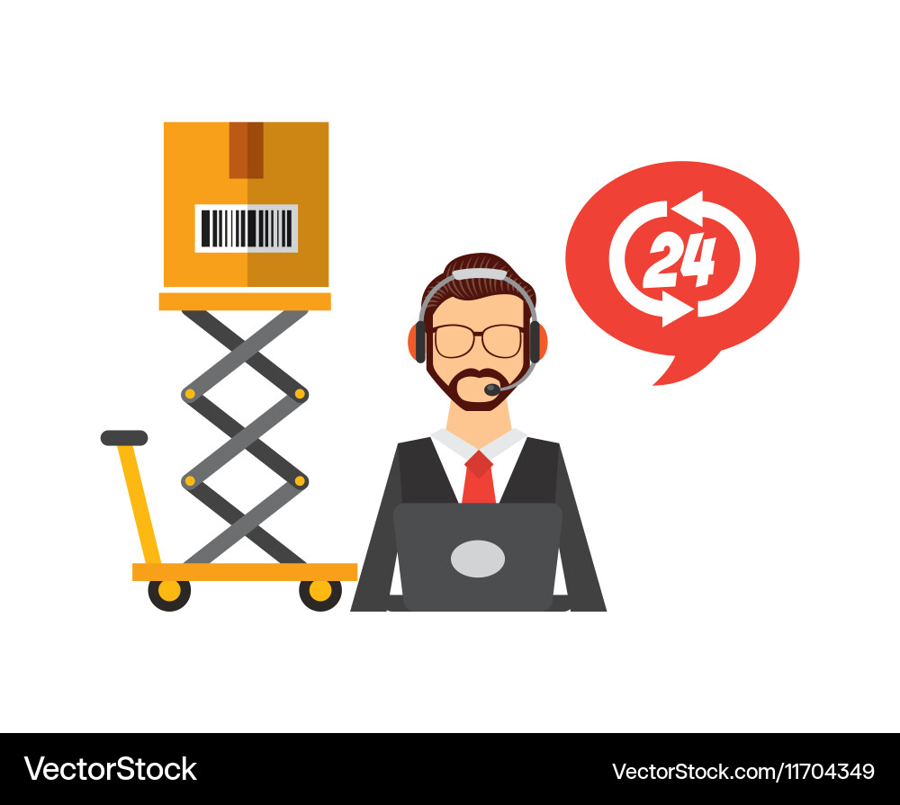 Export and import design Vector Image