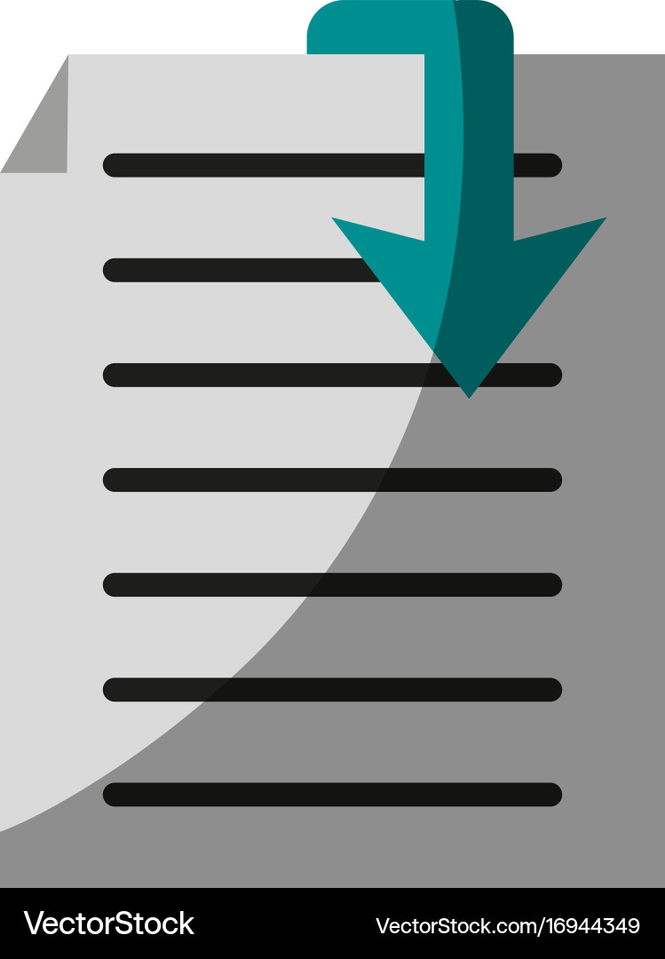 File or document icon image vector image