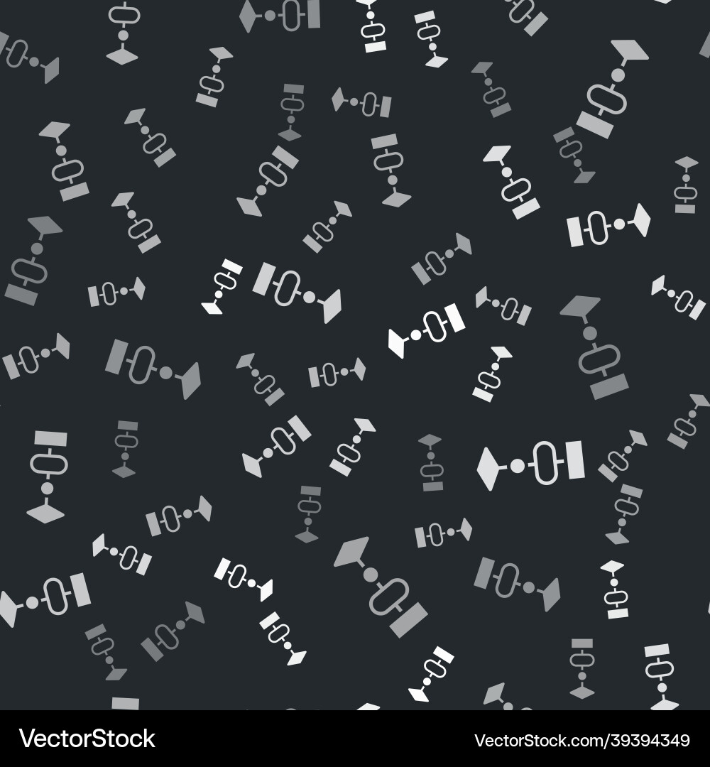 Grey algorithm icon isolated seamless pattern Grey algorithm icon isolated seamless pattern vector image
