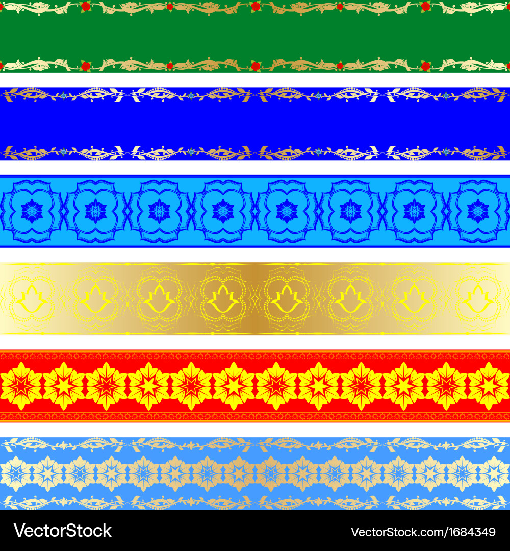 Seamless patterns-1 vector image