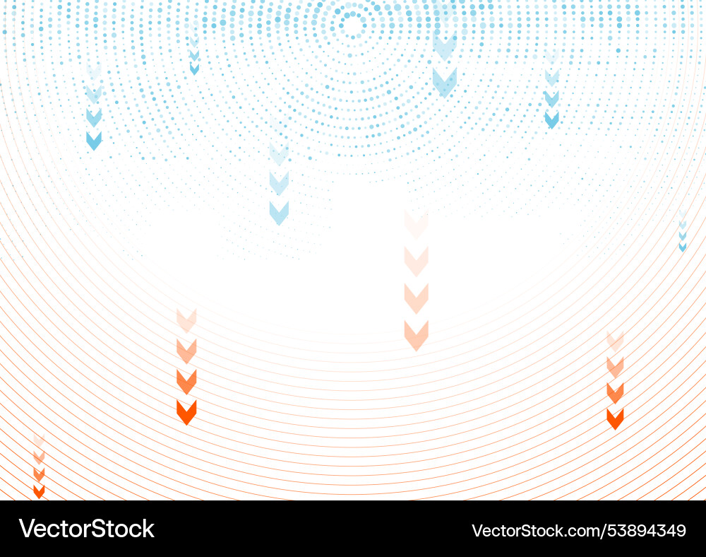 Technology minimal background with round lines Technology minimal background with round lines vector image