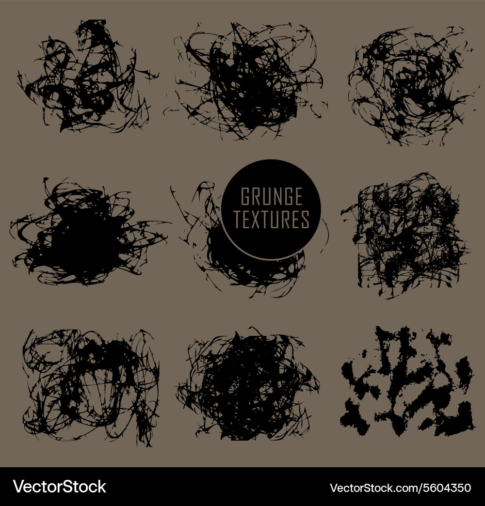 Abstrakte Splash & Blob Elemente Vektorbild
