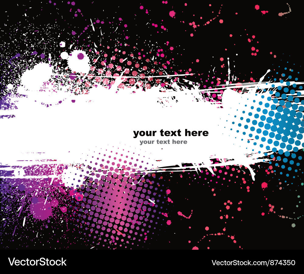 Grunge background with space for text Vector Image