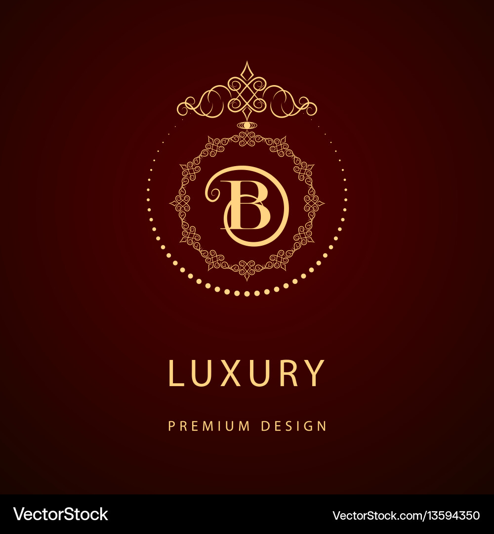 Monogram design elements graceful template Monogram design elements graceful template vector image