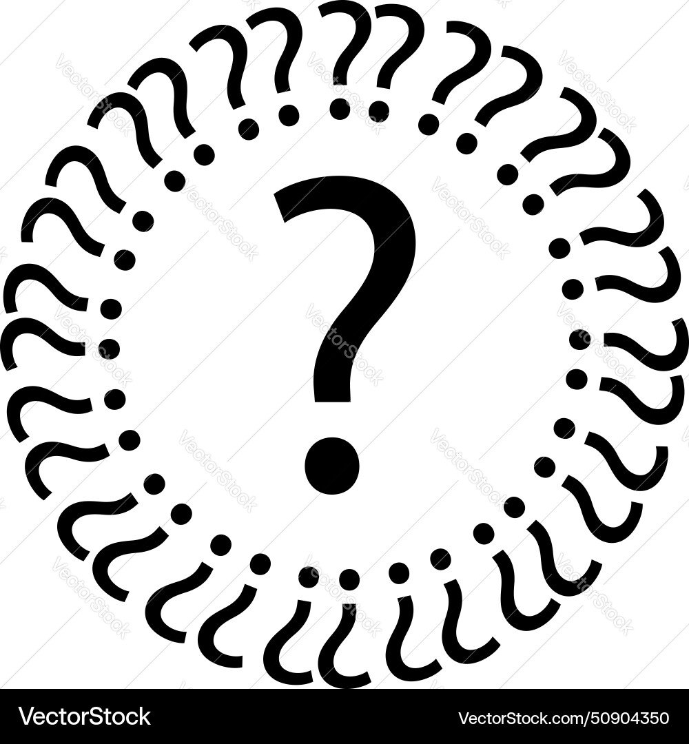 Question mark Royalty Free Vector Image - VectorStock