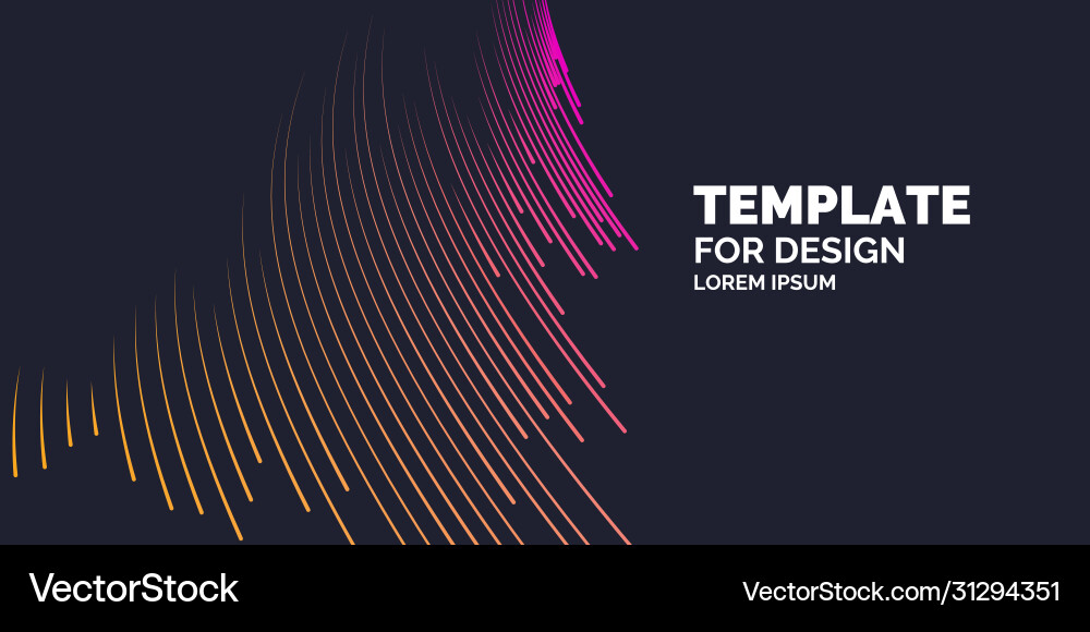 Abstract element with dynamic lines Abstract element with dynamic lines vector image