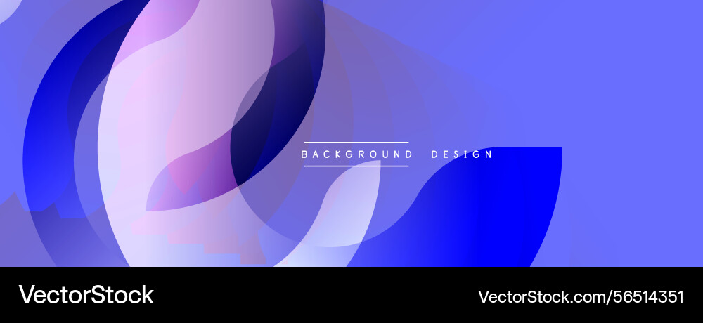 Abstract fluid shapes overlap creating vibrant Abstract fluid shapes overlap creating vibrant vector image