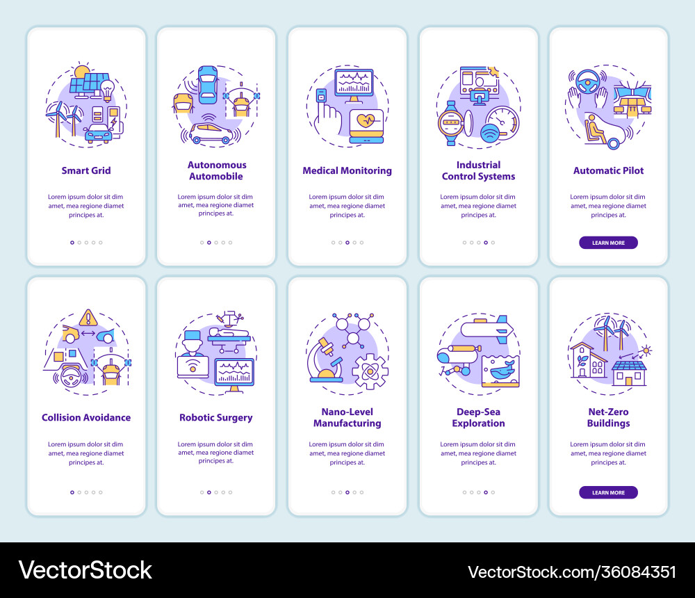 Cyber-Physical Systems Onboarding App vector image