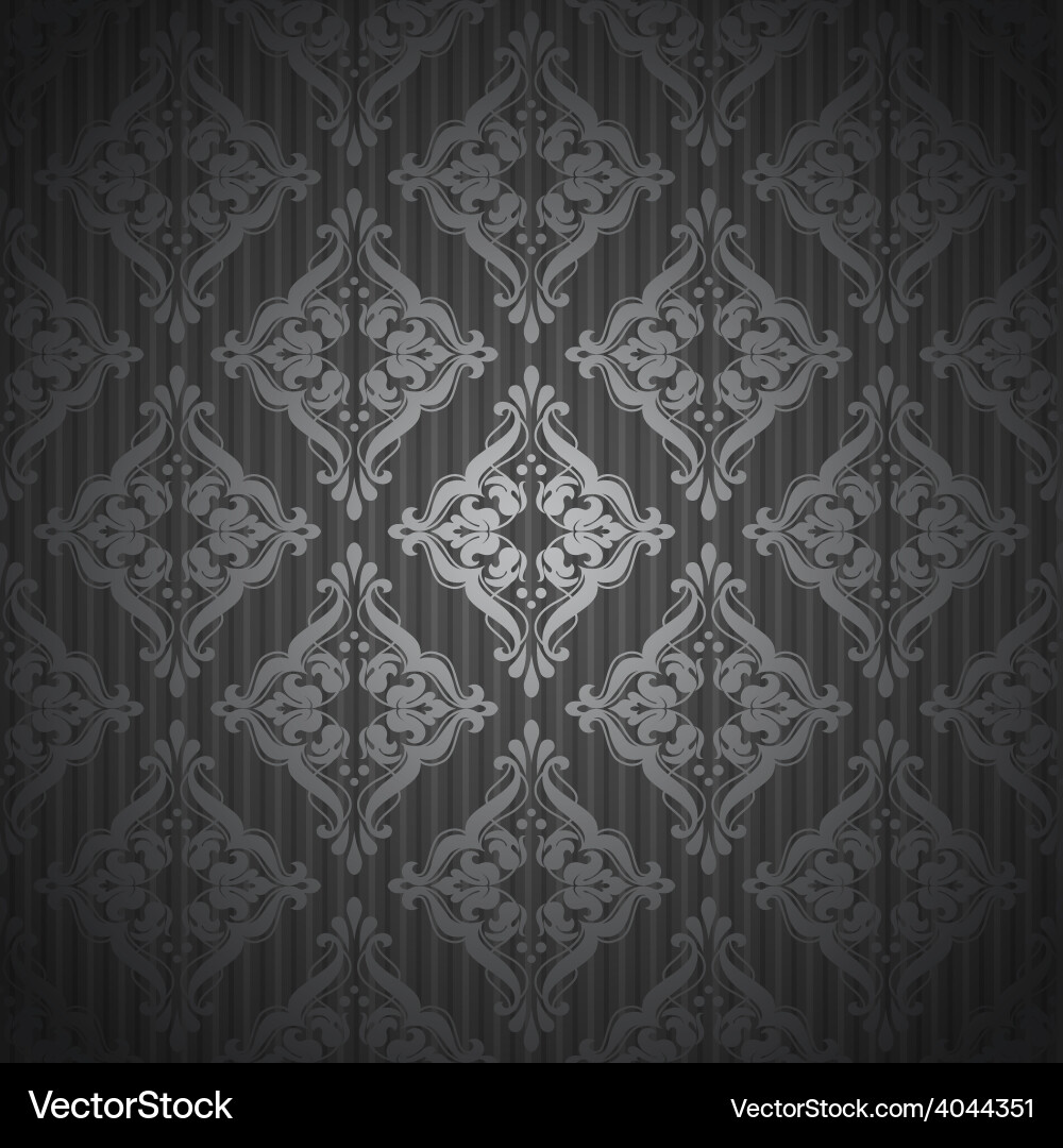 Damask Pattern - Luxurious Background vector image