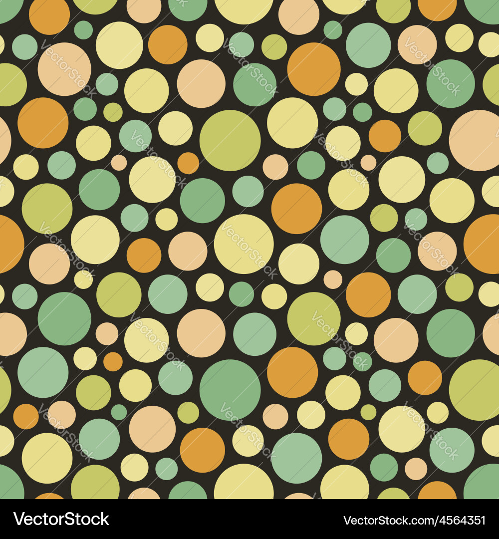 Festive Circle Pattern Background Vector Image