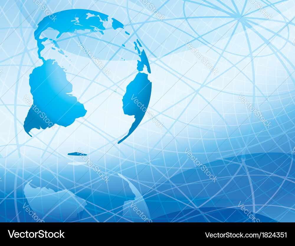 Light abstract background with continents Vector Image