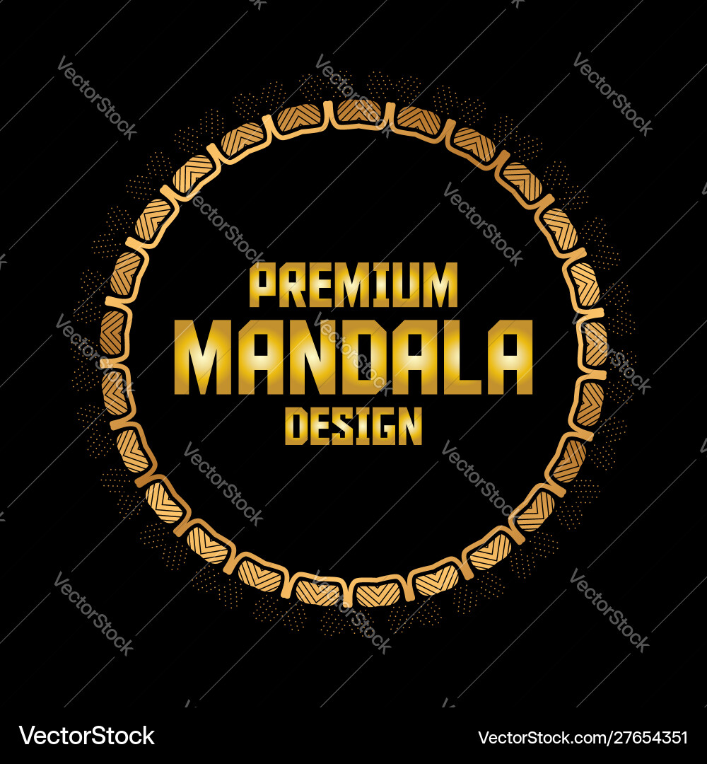 Mandala design elements collection image Vector Image