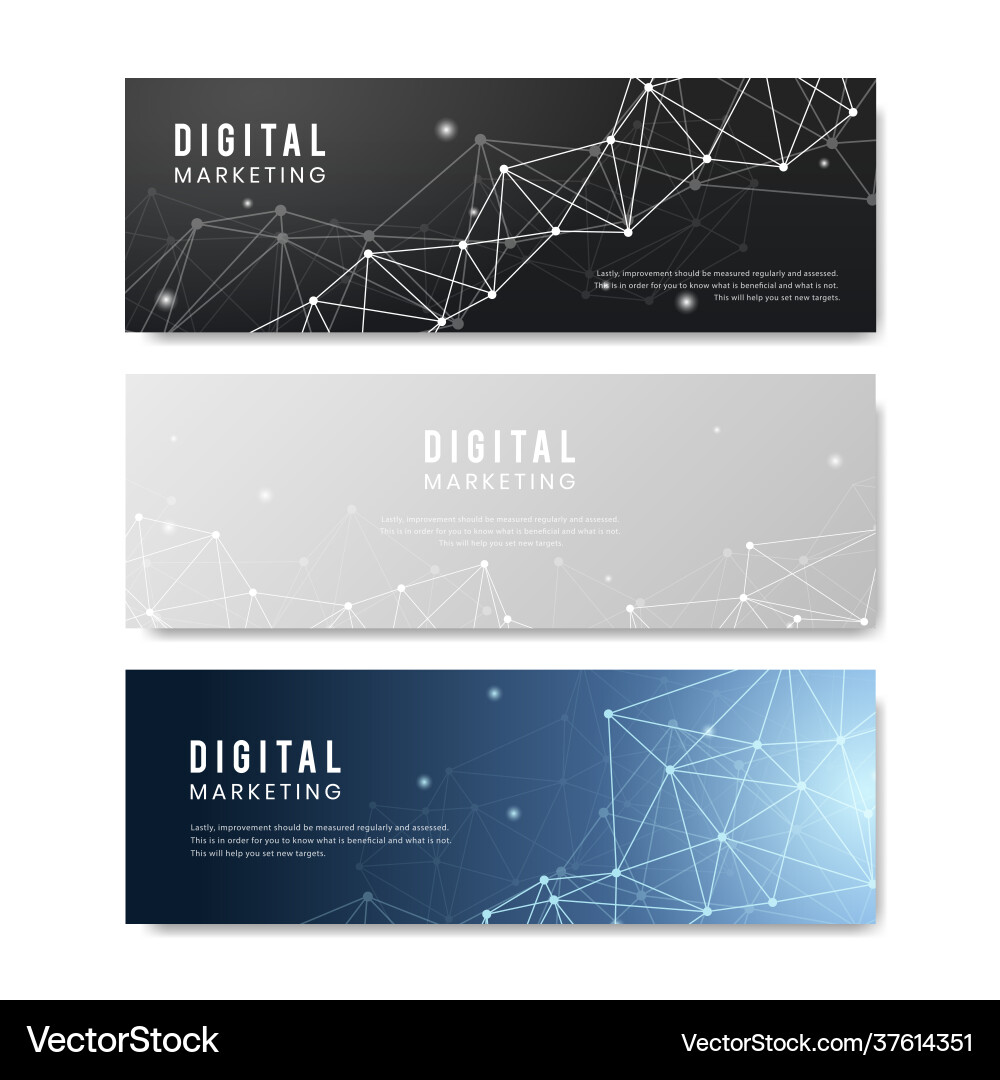Neural network collection Vector Image
