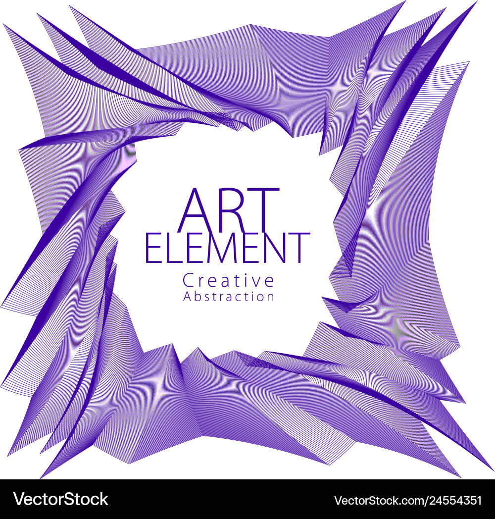 Square artistic frame abstract rectangular linear Square artistic frame abstract rectangular linear vector image