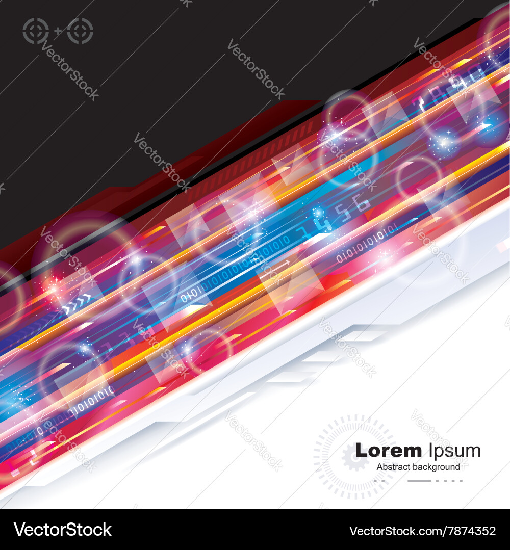 Abstract tech background Vector Image