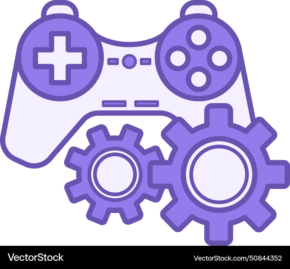 Gamification color icon of game joystick Gamification color icon of game joystick vector image