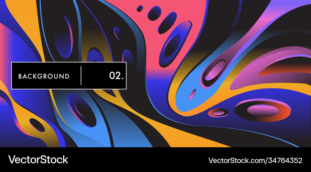 Liquid color background design fluid gradient Liquid color background design fluid gradient Vector Image