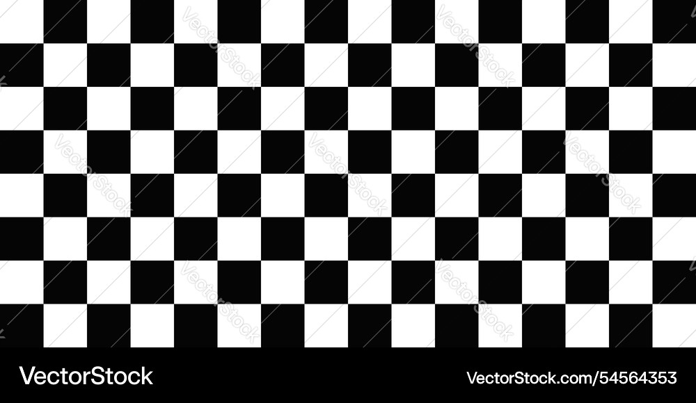Checkerboard Pattern - Black and White Royalty Free Vector