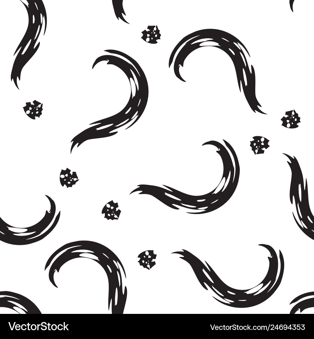 Question marks seamless pattern or interrogation Question marks seamless pattern or interrogation vector image