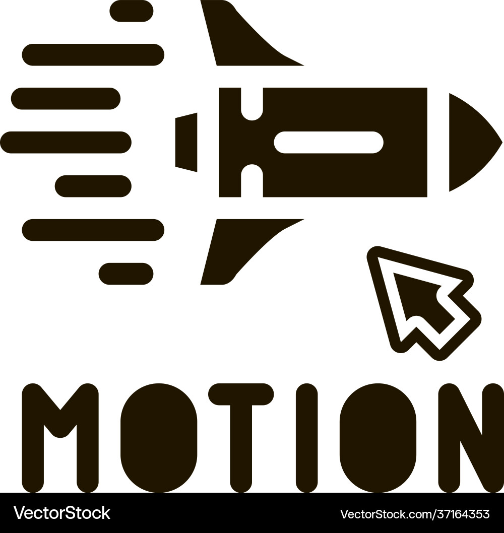 Work with rocket objects in action icon Vector Image