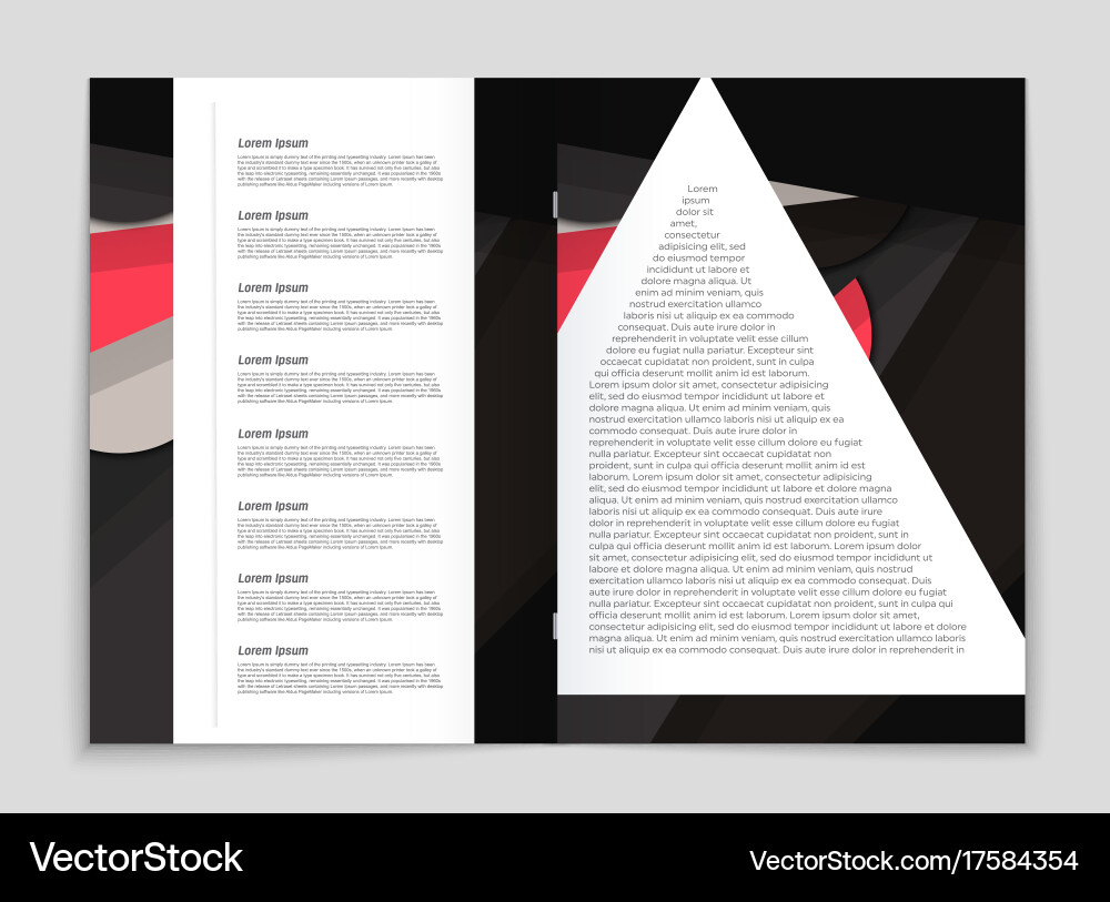 Abstract layout background set for art Vector Image