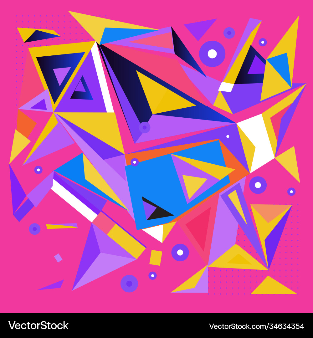 Abstract modern triangles background pattern Abstract modern triangles background pattern vector image