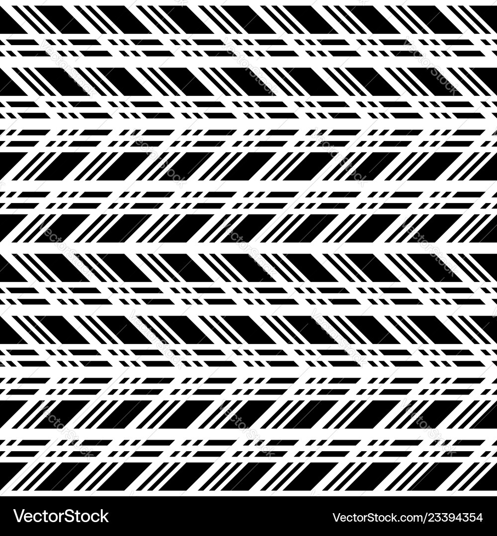 Design seamless monochrome zigzag pattern Vector Image