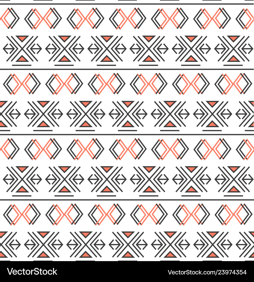 Geometric pattern with triangle and linear Vector Image