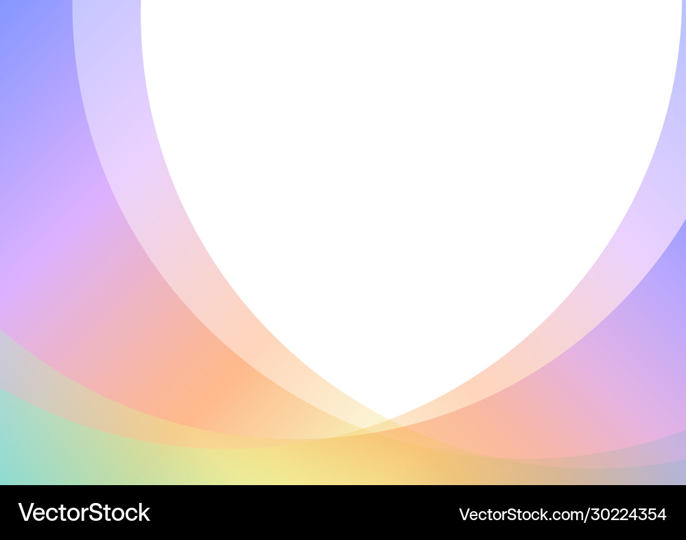Pastel curve layer abstract background vector image