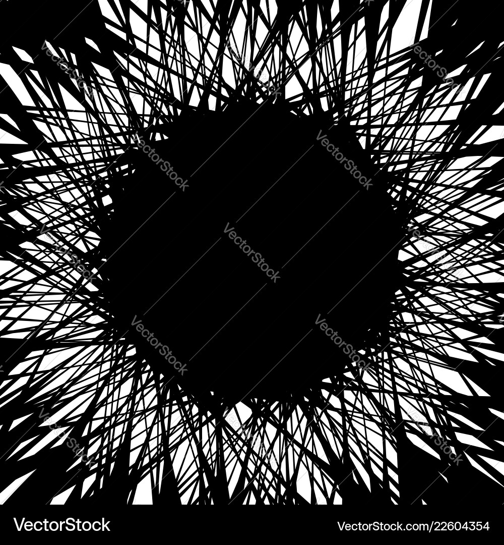 Random chaotic lines merging intersecting Random chaotic lines merging intersecting vector image