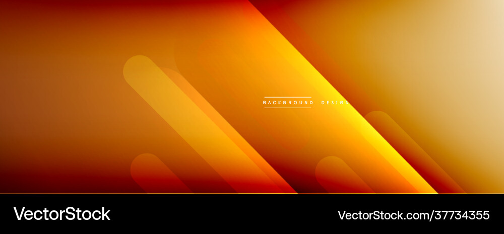 Dynamic lines abstract background 3d shadow Vector Image