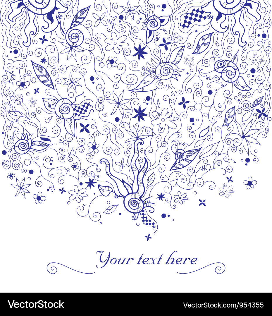 Floral Pattern Background vector image